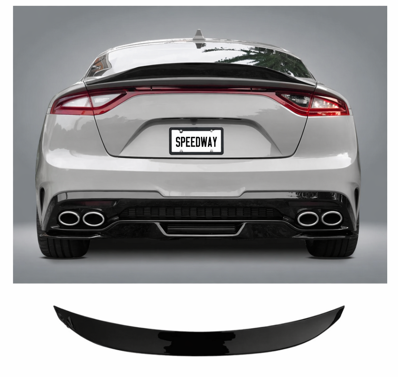 Rear SPOILER KIA Stinger GT 2018 - 2023