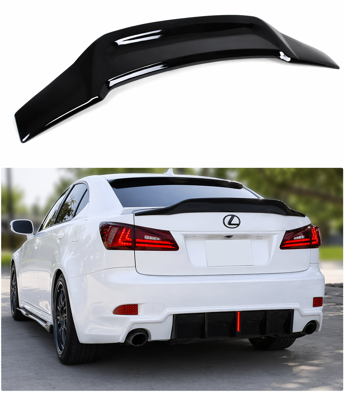 Rear SPOILER LEXUS" 2IS 2006-2013