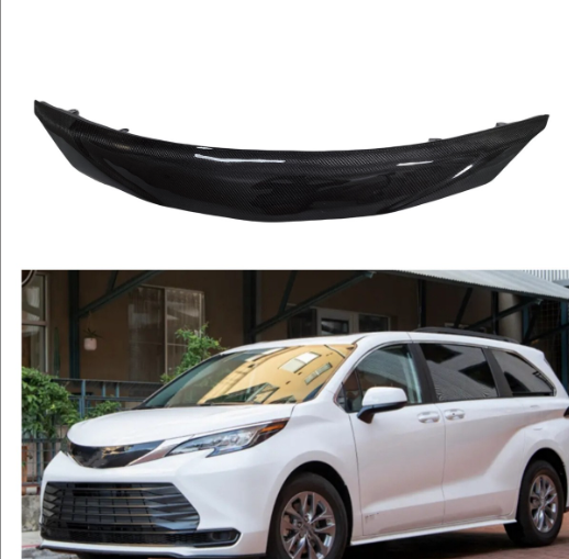 GRILLE UPPER W/O HOLE SE NISSAN SIENNA" 21