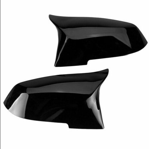 2x Gloss Black Side Mirror Cover Cap BMW F20 F22 F23 F30 F31 F34 F32 F87 F36 E84
