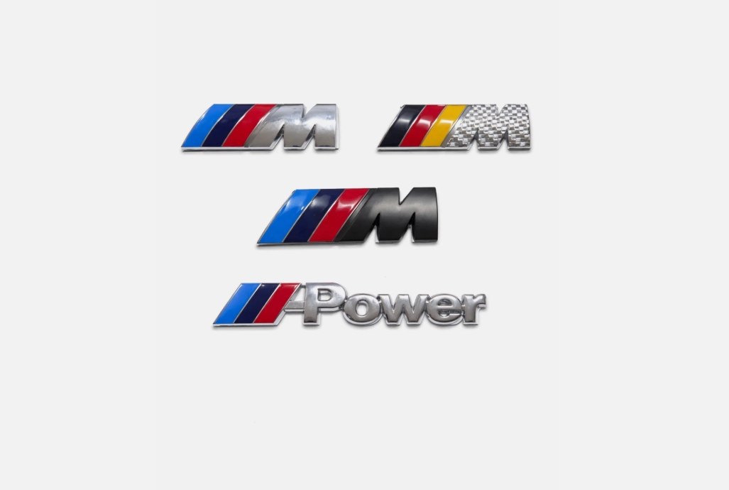 3D METAL TAPE Emblem Rear Trunk Badge for BMW M Power X1 X2 X3 X5 X6 X7 Sticker